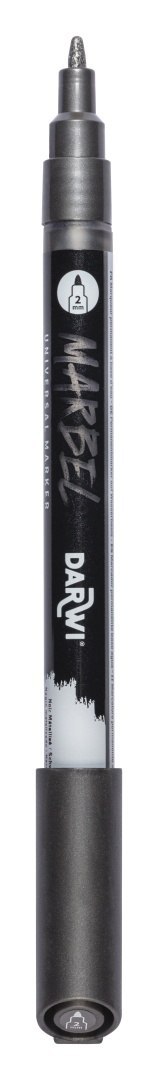 Marker MARBEL 2 mm Metaliczny Czarny