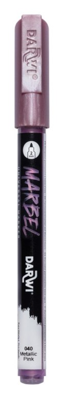 Marker MARBEL 2 mm Metaliczny Różowy