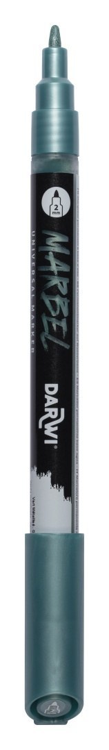 Marker MARBEL 2 mm Metaliczny Zielony