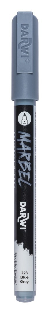 Marker MARBEL 2 mm Niebiesko-Szary