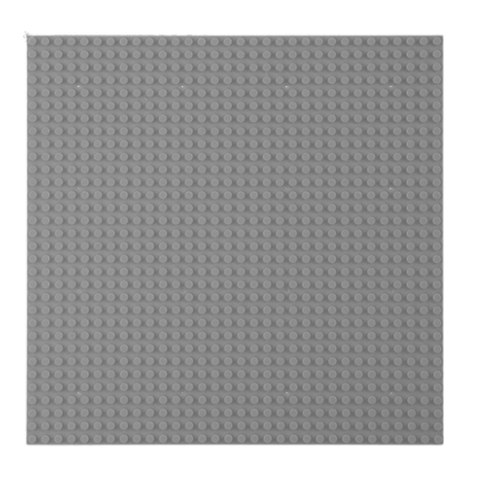 Płyta Plansza Konstrukcyjna Do Klocków Budowania Szara 40x40cm