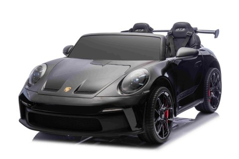 Pojazd Porsche 911 GT3 Czarny, wyścigowy samochód dla dzieci
