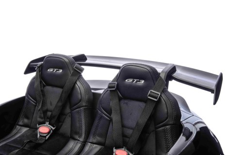 Pojazd Porsche 911 GT3 Czarny, wyścigowy samochód dla dzieci