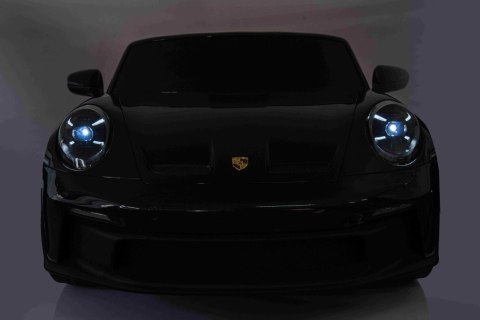 Pojazd Porsche 911 GT3 Czarny, wyścigowy samochód dla dzieci