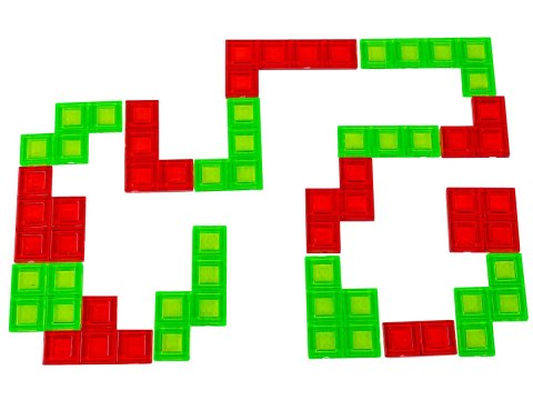 Rodzinna Gra Logiczna Klocki + Podstawka Blokowanie Układanka Z Klockami