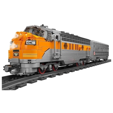 Klocki Konstrukcyjne Pociąg Szaro-Żółty Zdalnie Sterowany RC 1751 el.