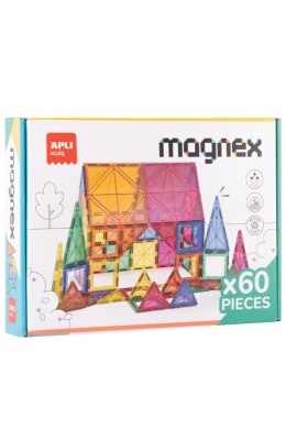 Klocki magnetyczne Magnex Apli Kids 60 el.