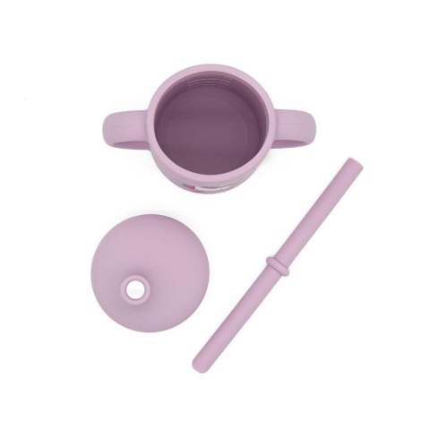 Kubek silikonowy z rurką Jednorożec SASSI