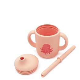 Kubek silikonowy z rurką Ośmiornica SASSI