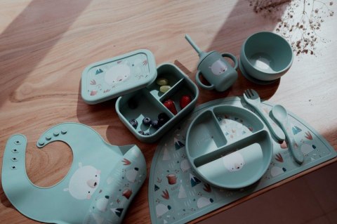 Lunchbox pojemnik silikonowy Miś SASSI