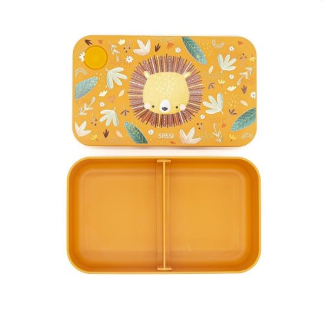Plastikowy lunchbox pojemnik z rPET Lew SASSI