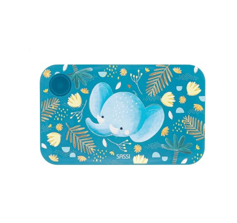 Plastikowy lunchbox pojemnik z rPET Słonik SASSI