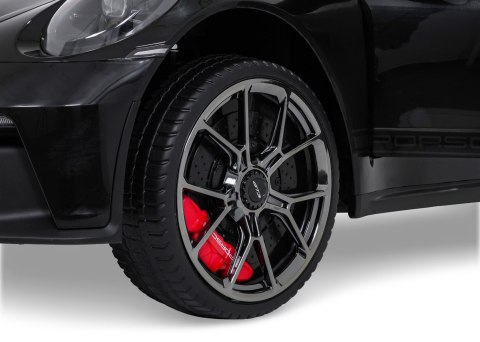 Pojazd Porsche 911 GT3 Czarny, wyścigowy samochód dla dzieci