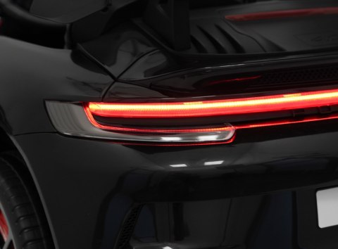 Pojazd Porsche 911 GT3 Czarny, wyścigowy samochód dla dzieci