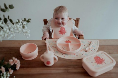 Sztućce silikonowe dla dzieci Ośmiornica SASSI