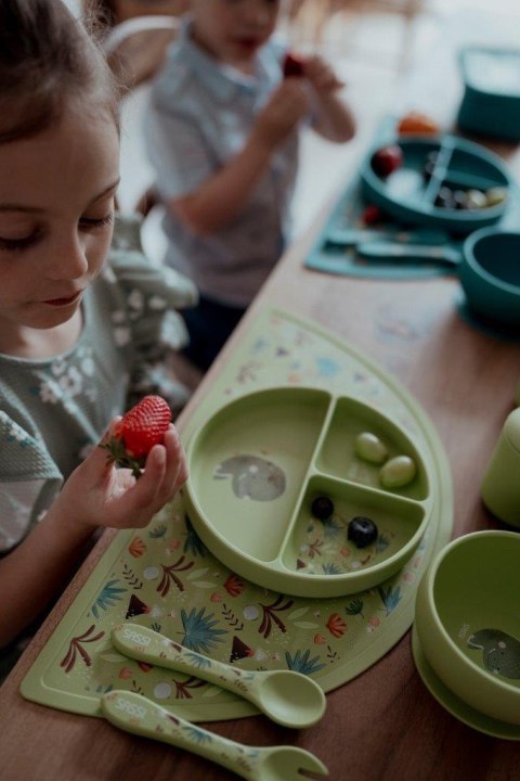 Talerz silikonowy z przyssawką Dinozaur SASSI