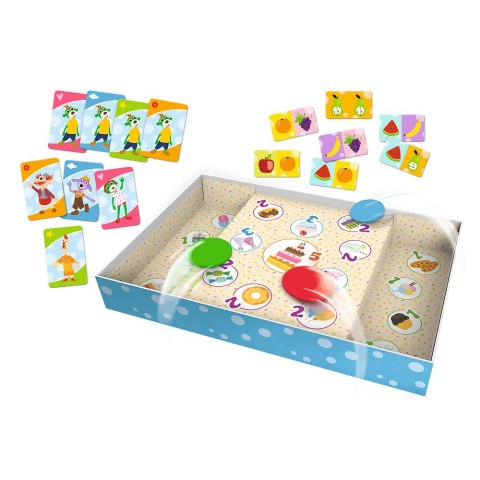 Gra rodzinna Rodzina Treflików 3w1 Domino Pchełki Kuku Trefliki Trefl 01921