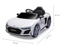 MILLY MALLY 5727 Pojazd na akumulator Audi R8 Spyder White