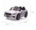 MILLY MALLY 5732 Pojazd na akumulator Mercedes -Benz SL65 AMG White
