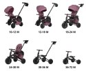 MILLY MALLY 6305 Qplay Rowerek Trójkołowy Nova Max Violet