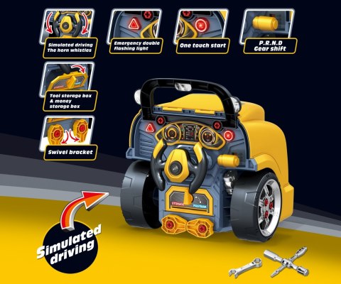 MILLY MALLY 6429 Silnik rozkręcalny N-gine Yellow