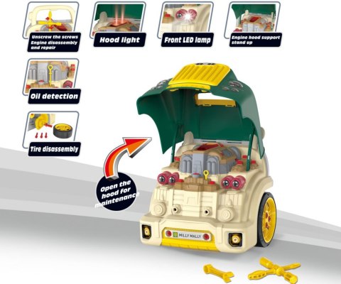 MILLY MALLY 6431 Silnik rozkręcalny N-gine Green