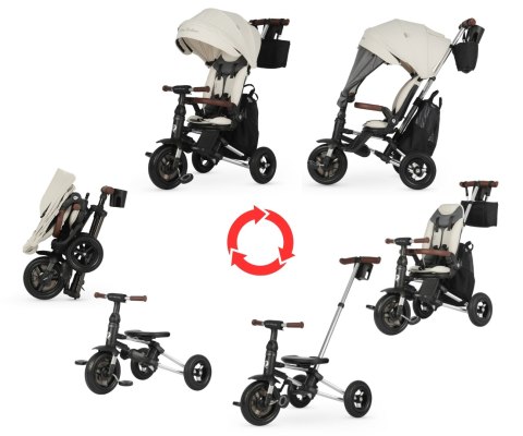 MILLY MALLY 6456 Qplay Rowerek Trójkołowy Nova Deluxe Beige