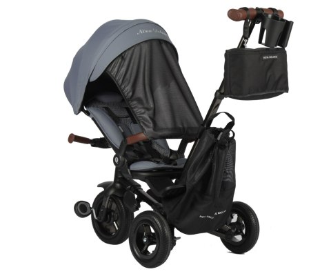 MILLY MALLY 6457 Qplay Rowerek Trójkołowy Nova Deluxe Grey