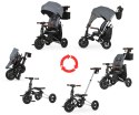 MILLY MALLY 6457 Qplay Rowerek Trójkołowy Nova Deluxe Grey