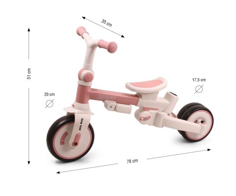 Milly Mally Rowerek Trójkołowy Zippy Pink