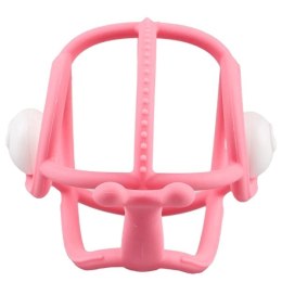 Mombella 00606 Gryzak z grzechotką Ślimak pink