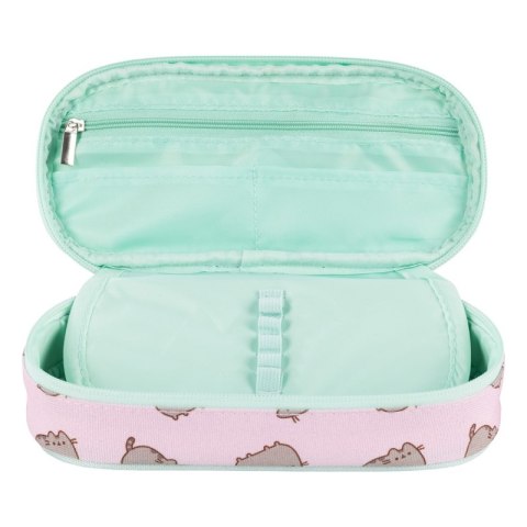 Piórnik saszetka owalna Pusheen Pink róż St.Majewski #G2