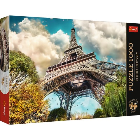 Puzzle - 1000 Premium Plus - Wieża Eiffel w Paryżu - Francja - Trefl 10815
