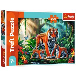 Puzzle - 200 - Tygrysie zwyczaje - Trefl 13330