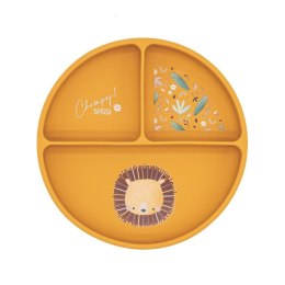 Talerz silikonowy z przyssawką Lew SASSI