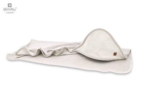 KIECZMERSKI Okrycie kąpielowe 100x100 MIMINU SOFT + myjka beżowe