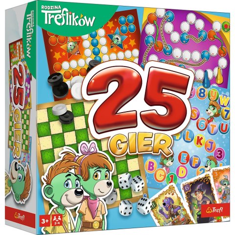 Gra rodzinna Kalejdoskop 25 gier Rodzina Treflików Trefl 02824