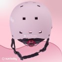 Kask rowerowy dla dzieci perfect fit HEART BIKE - Love 2 RIDE, rozm. S, 50-54 cm z lampką LED i klipsem magnetycznym Różowy