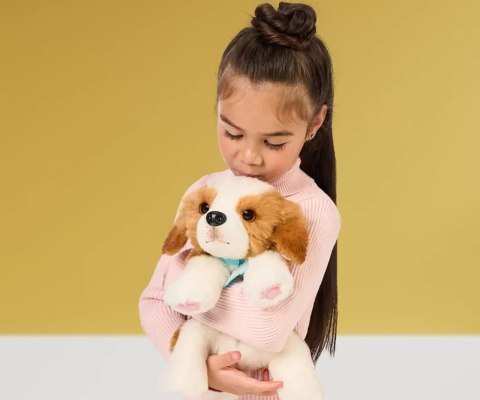 Little Live Pets 26548 Interaktywny Piesek Łatek z klatką