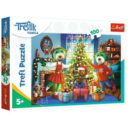 Puzzle - 100 XMAS - Zimowe Trefliki - Trefl 16459