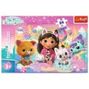 Puzzle - 24 Maxi - Koci Świat Gabby Trefl 14381