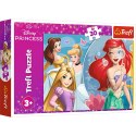 Puzzle - 30 - Piękny dzień księżniczek - Disney Princess - Trefl 18308