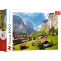 Puzzle - 3000 - Lauterbrunnen - Szwajcaria - Trefl 33076