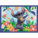 Puzzle - 4w1 - Wakacje na Hawajach - Disney Stitch Trefl 34666