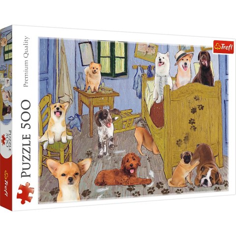 Puzzle - 500 - Pokój van Gogha - Psia Rewolucja - Trefl 37539