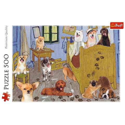 Puzzle - 500 - Pokój van Gogha - Psia Rewolucja - Trefl 37539