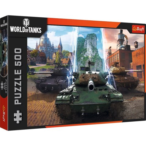 Puzzle - 500 - World of Tanks: Czas na akcję! Trefl 37535