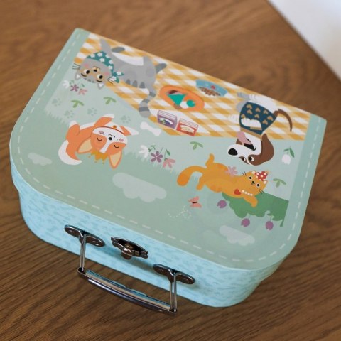 TOOKY TOY Zestaw Piknikowy Owoce do Krojenia Zestaw Śniadaniowy