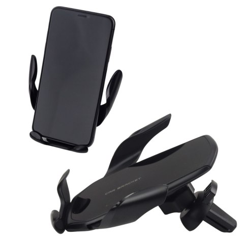 Uchwyt Samochodowy Grawitacyjny Do Kratki Wentylacyjnej Czarny