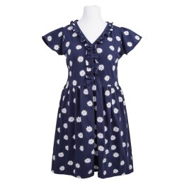 EWA 970422 LINDA Koszula ciążowa granatowa stokrotki S